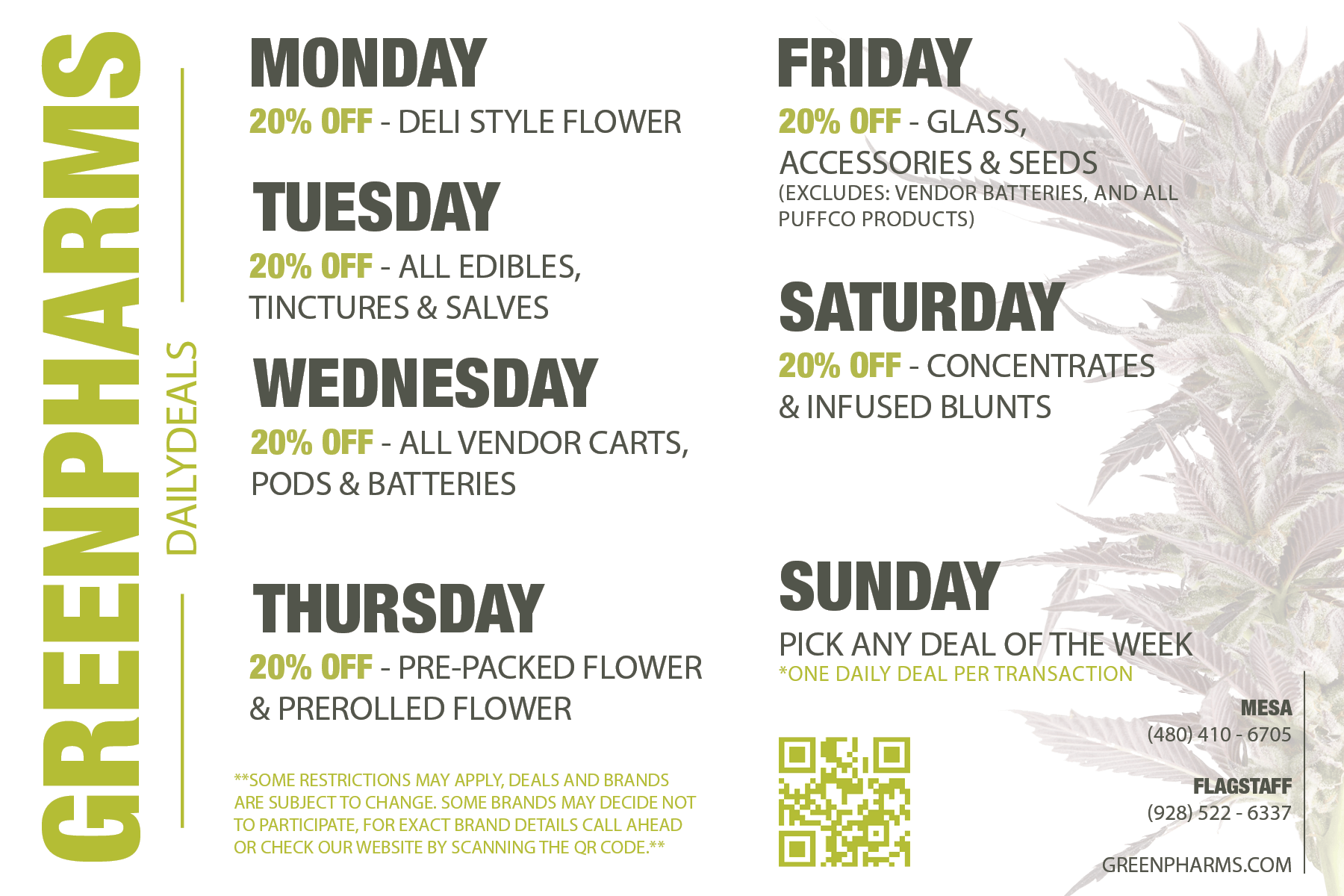 Daily Deals - Arizona Cannabis Society