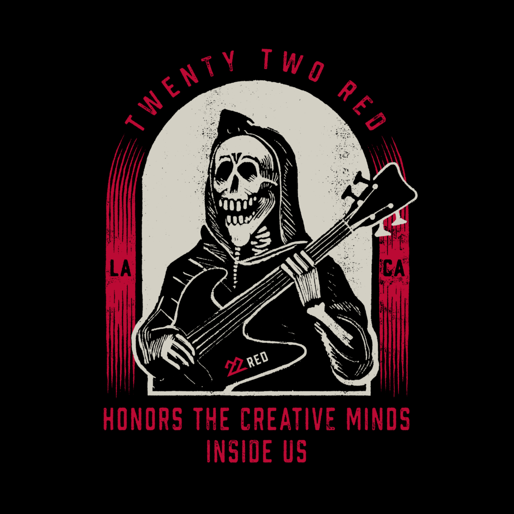 22 red honors the creative minds inside us